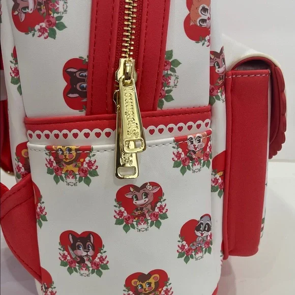 Loungefly Funko Villainous Valentines Heart Character Print Backpack & Wallet - Picture 8 of 10